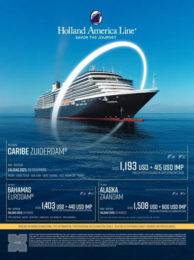 Cruceros por el Caribe con Holland America